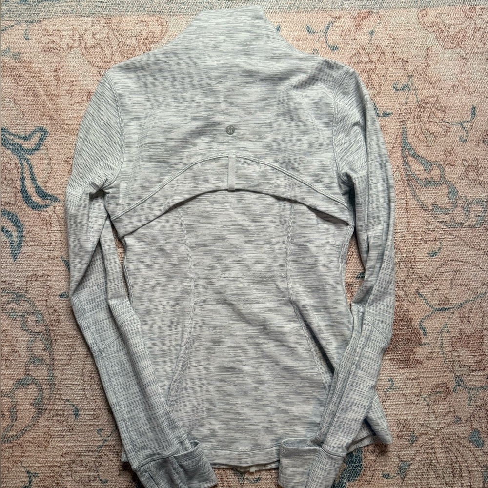 Lululemon Defined Jack Full Length/Zip Striped Gr… - image 3